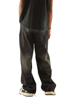 Vintage Washed Distressed Jeans Streetwear - thumbnail 8