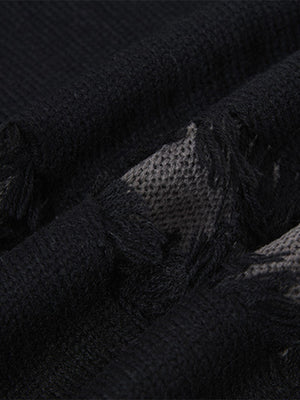 Vintage Street Distressed Ripped Knit Sweater - thumbnail 33