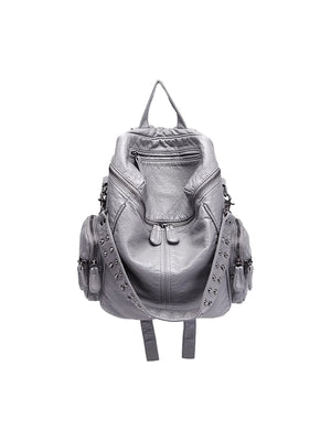 Studded Metallic Backpack - thumbnail 1