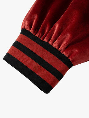 Retro Heavy Design Flight Baseball Jacket - thumbnail 10