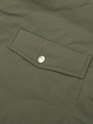 Retro Badge Embroidered Fur Collar Bomber Jacket - thumbnail 13