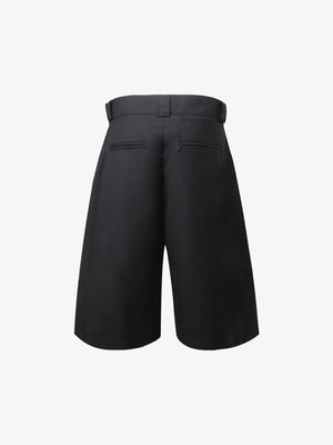 Vintage Deconstructed Pleated Shorts - thumbnail 3