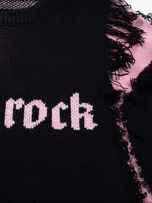 Raw Edge Damaged Dirty Dyed Niche Sweatshirt - thumbnail 11