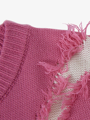 Vintage Street Distressed Ripped Knit Sweater - thumbnail 28