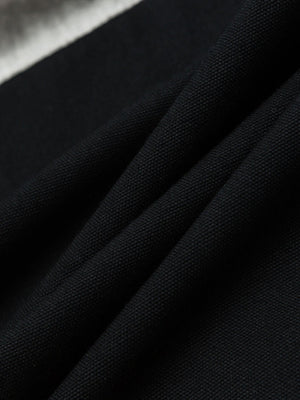 Black rugby shirt – fabric texture close-up | XoKool