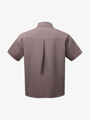 Deconstructed Patchwork Tie Short-Sleeved Shirt - thumbnail 2