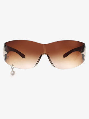 Vintage Pearl Earring Sunglasses - thumbnail 4