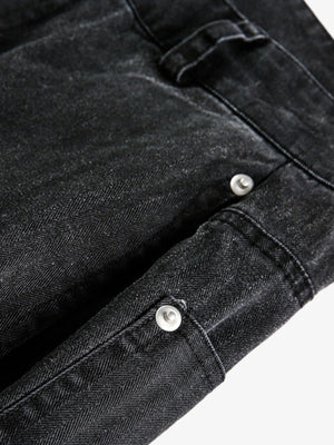 Riveted Pleated Casual Scimitar Pants - thumbnail 7