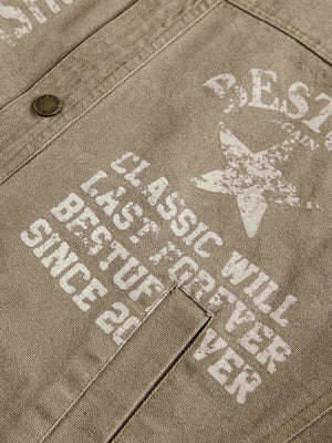 High Street Patchwork Collar Printed Work Jacket - thumbnail 5