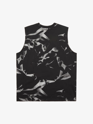 Tanktop mit Splash-Print – Schwarz, Rückansicht | XoKool
