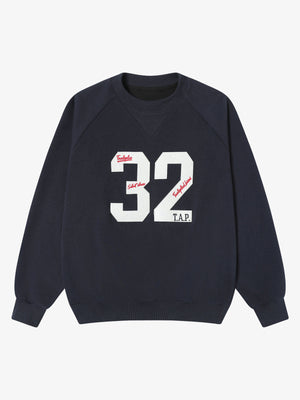 Retro Patch Embroidery Sweatshirt - thumbnail 2
