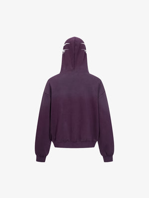 High Street Script Letter Print Zip-up Hoodie Jacket - thumbnail 9