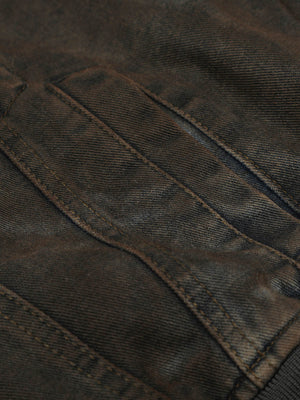 Retro Wasteland Dirty Dyed Denim Jacket - thumbnail 5