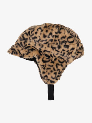 Retro Leopard Plush Earmuff Winter Hat - thumbnail 9