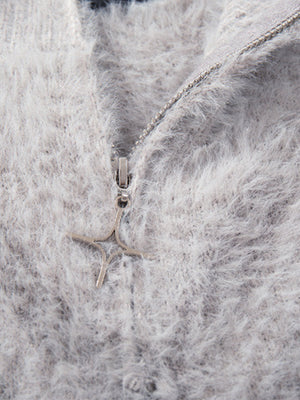 Street Gradient Wave Jacquard Knit Sweater - thumbnail 7
