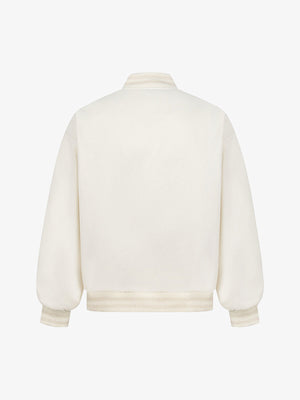 Vintage Patchwork Leather Baseball Jacket - thumbnail 8