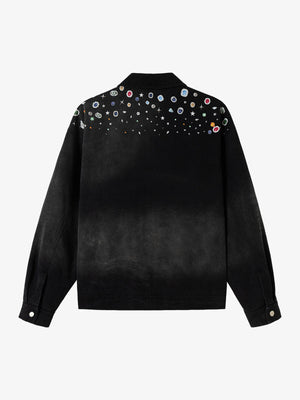 Spray-Dyed Gradient Multi-Layered Print Jacket - thumbnail 4