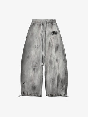 Dirty wash sweatpants – Front flat | XoKool
