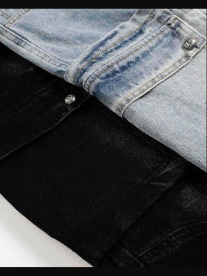 Jorts cargo – ambos colores, detalle del bolsillo cargo | XoKool