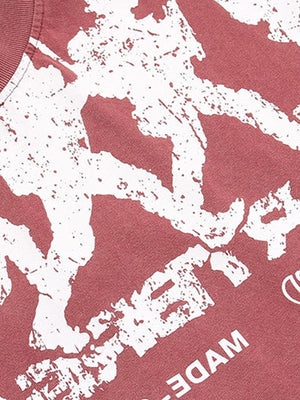 Rock Style Retro Letter Print T-shirt - thumbnail 5
