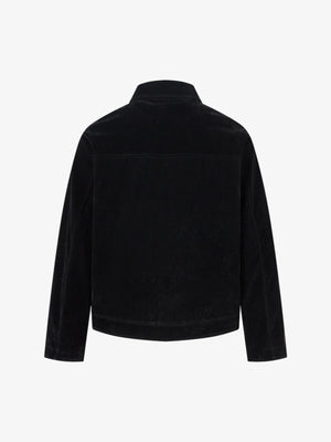 Retro Unique Metal Button Suede Lapel Bomber Jacket - thumbnail 9