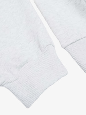 Letter Medal Embroidered Cardigan Fur Collar Hooded Sweatshirt - thumbnail 13
