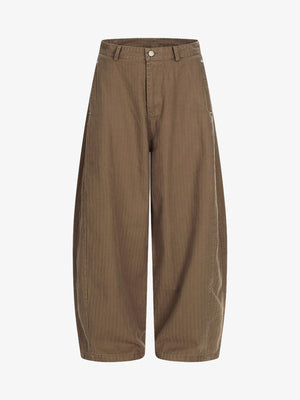 Riveted Pleated Casual Scimitar Pants - thumbnail 1