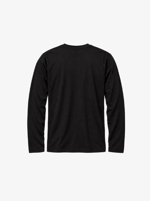 Black cat long sleeve tee – back view | XoKool