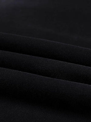 Cross cut-out tee – fabric close-up | XoKool