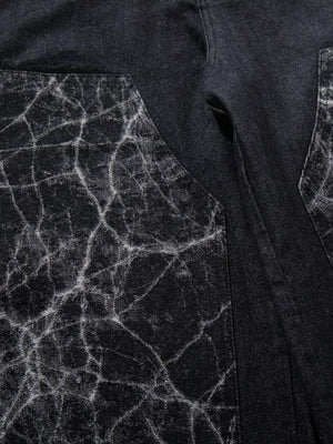 Marmor-Print Jeans – Nahaufnahme Printpanel | XoKool