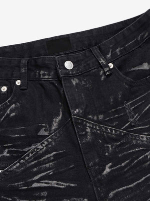 Rhinestone star flares – waist close-up | XoKool