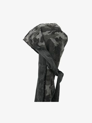 Dark Punk Camouflage Hooded Cape - thumbnail 6