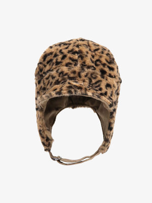 Retro Leopard Plush Earmuff Winter Hat - thumbnail 12