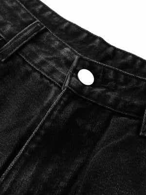 Jorts de cuadros – detalle del botón | XoKool