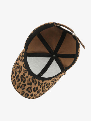 Retro Leopard Print Curved Baseball Cap - thumbnail 4