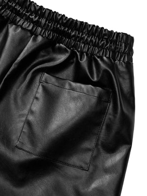 Gangster Rap Lettering Embroidered Leather Set - thumbnail 9