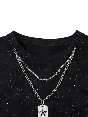 Street Chain Waistcoat Ripped Vest - thumbnail 6