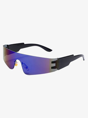 Retro Street Punk Integrated Sports Sunglasses - thumbnail 5