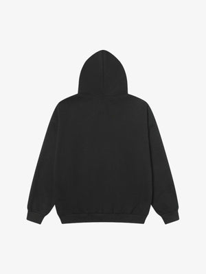 Street Graffiti Letter Print Hoodie - thumbnail 3