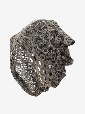 Retro Mesh Hollow Breathable Pile Hat - thumbnail 4