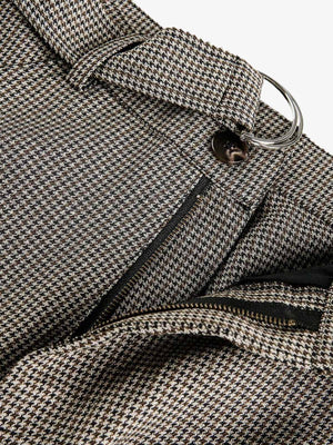 Belted Houndstooth Blazer Pants - thumbnail 4
