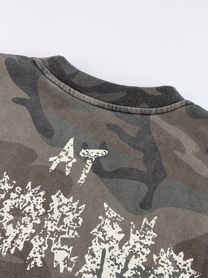 Ärmelloses Camo Shirt – Rückenprint im Detail, oben | XoKool