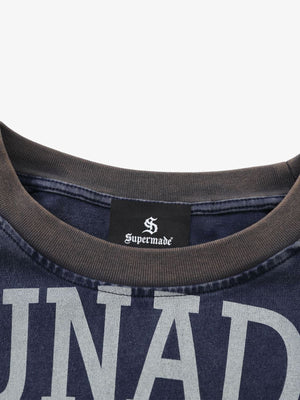 Retro Distressed Motorcycle Colorblock Sweatshirt - thumbnail 5