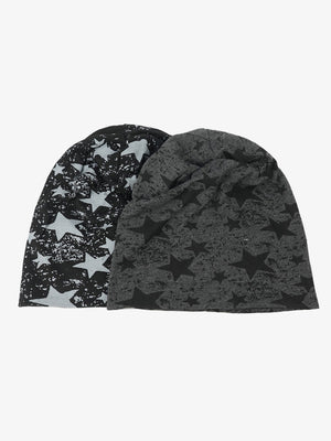 Street Double-Layer Five-Pointed Star Pullover Hat - thumbnail 6
