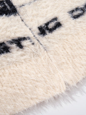 Street Subculture Angel Jacquard Cardigan Sweater - thumbnail 12