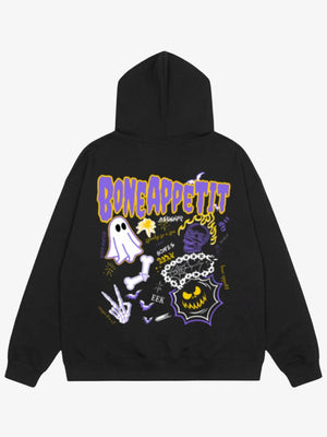 Bone Appetit Halloween Hoodie - thumbnail 2