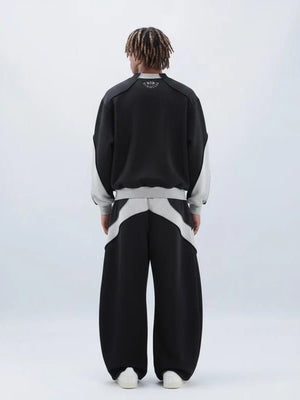 Conjunto deportivo color block – en modelo, espalda | XoKool
