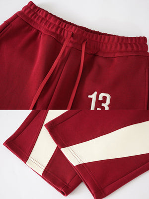 Contrast Panel Sweatpants – waistband, 13 and panel close-up | XoKool