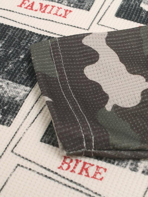 Waffel-Longsleeve mit Camo-Ärmeln – Camo-Ärmelabschluss im Detail | XoKool