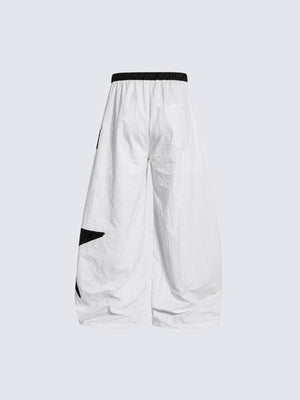 Parachute Pants – Weiß, Rückansicht | XoKool